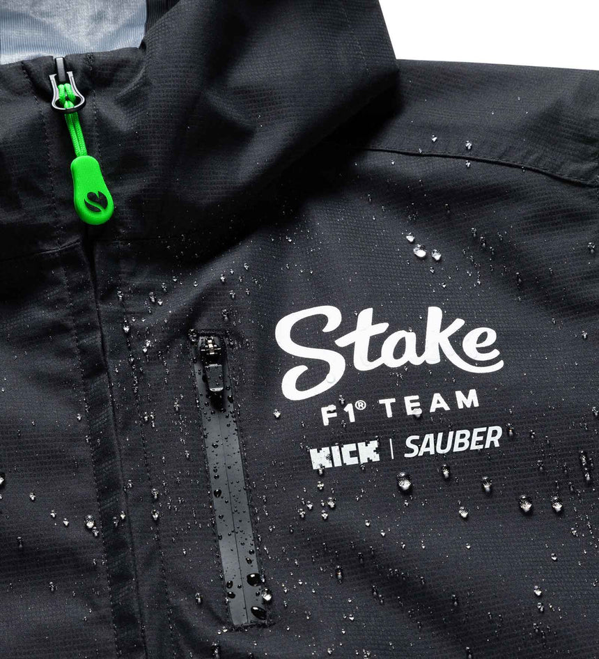 Chaqueta Sauber Kick, CODE ZERO, Team, Lluvia, Negra, 2024