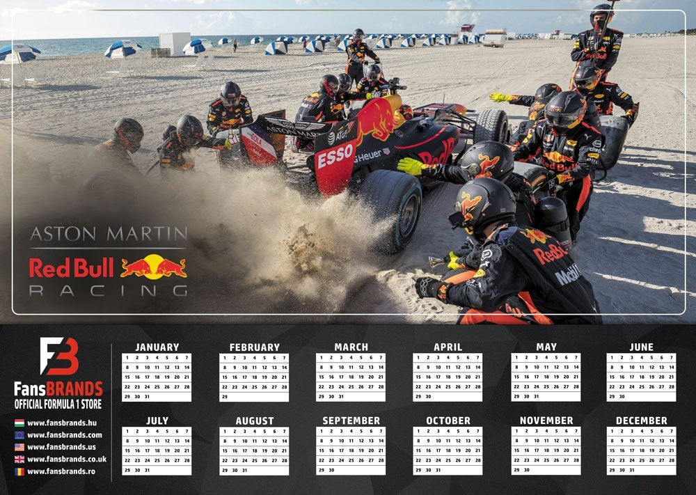 Calendrier de course Red Bull Racing, Multicolore - FansBRANDS®