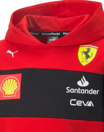 Sudadera Puma Ferrari Kids Team, roja, 2022