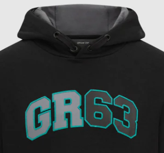 Sweat à capuche Mercedes George Russell, noir