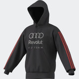 Sweat à capuche Audi, DNA, adidas, gris