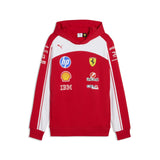 Sweat à capuche Ferrari, équipe, rouge, 2026