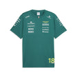 T-shirt Aston Martin, Lance Stroll, équipe, Puma, vert, 2026
