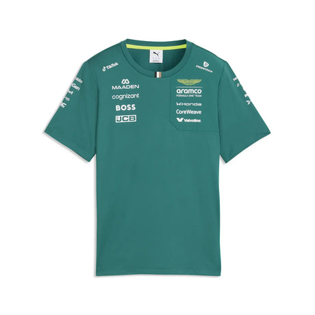 T-shirt Aston Martin, équipe, femmes, Puma, vert, 2026