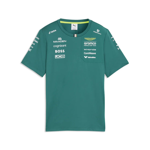 T-shirt Aston Martin, équipe, femmes, Puma, vert, 2026