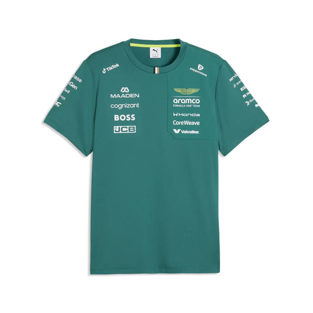 T-shirt Aston Martin, équipe, vert, 2026