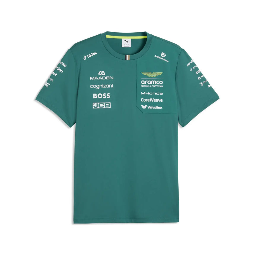T-shirt Aston Martin, équipe, vert, 2026