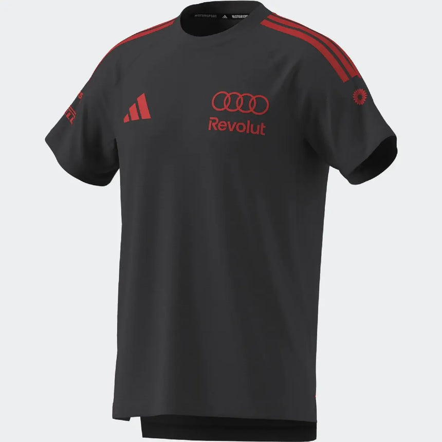 T-shirt Audi, équipe, mécaniciens, adidas, gris, 2026