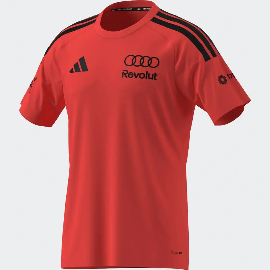 T-shirt Audi, équipe, set up, adidas, rouge, 2026