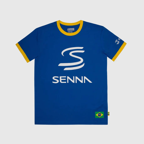 T-shirt Ayrton Senna, héritage, bleu