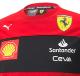 T-shirt Puma Ferrari Kids, rouge, 2022