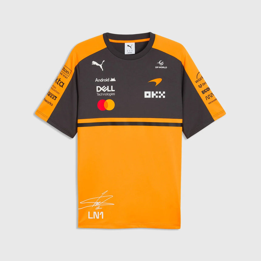 T-shirt McLaren, équipe, Lando Norris, papaye