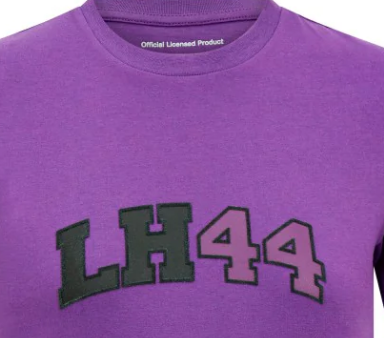 Mercedes Kids Lewis Hamilton Logo T-shirt, Purple