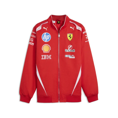 Veste Ferrari, authentique, équipe, Puma, rouge, 2026