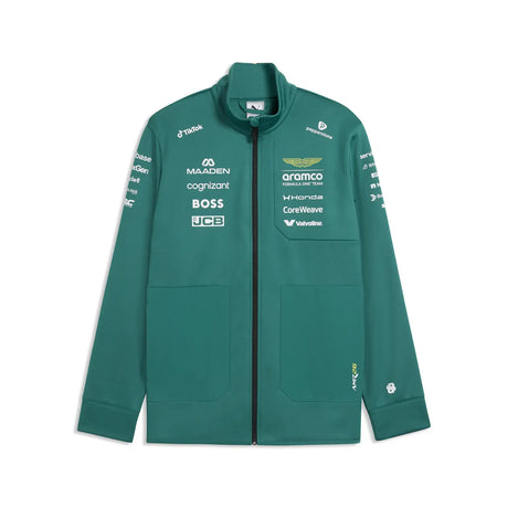 Veste softshell Aston Martin, équipe, Puma, verte, 2026