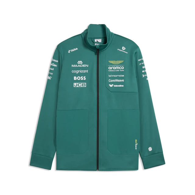 Veste softshell Aston Martin, équipe, Puma, verte, 2026