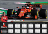Calendrier de course Sebastian Vettel, Multicolore