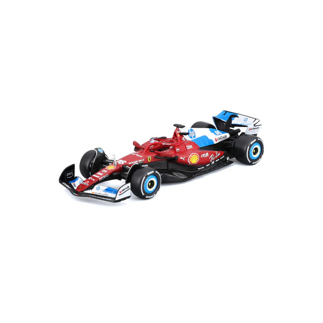 Voiture miniaturisée Ferrari, SF25, bburago, #16 Charles Leclerc, Miami, rouge
